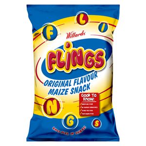 Willards Flings Original Flavour Maize Snack 90g